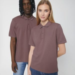 Unisex Poloshirts Red Earth M